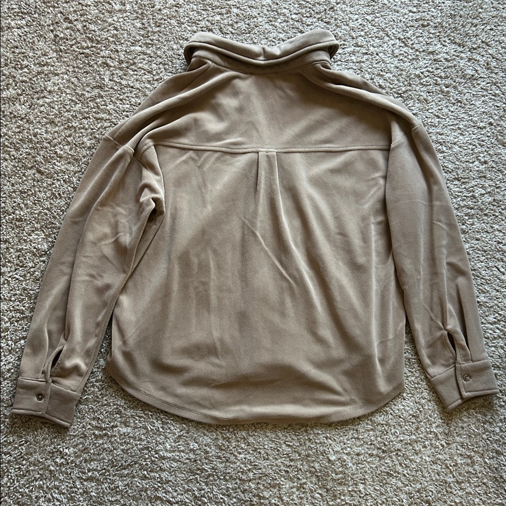 Tan Button Down Shirt - Picture 4 of 4